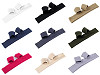 Bord-côte élastique, largeur 7 cm (2x manches, 1x taille)