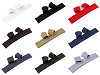 Bord-côte élastique, largeur 7 cm (2x manches, 1x taille)
