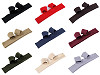Bord-côte élastique, largeur 7 cm (2x manches, 1x taille)