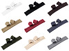 Bord-côte élastique, largeur 7 cm (2x manches, 1x taille)