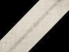 Šikmý prúžok bavlnený šírka 20mm zažehlený 