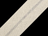 Schrägband Baumwolle Breite 20 mm gefalzt