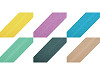 Sbieco semplice, in cotone, larghezza: 20 mm