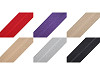 Sbieco semplice, in cotone, larghezza: 20 mm