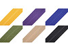 Sbieco semplice, in cotone, larghezza: 20 mm