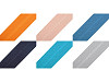Sbieco semplice, in cotone, larghezza: 20 mm
