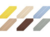 Sbieco semplice, in cotone, larghezza: 20 mm