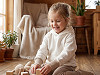 Poignets élastiques en coton, largeur 7,5 cm