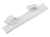 Bavlněné elastické náplety šíře 7,5 cm sada (2x rukáv, 1x pás)