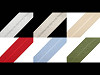 Sbieco semplice, in cotone, larghezza: 30 mm