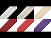Sbieco semplice, in cotone, larghezza: 30 mm