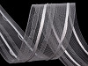 Tête de rideau translucide, pli à smocks, largeur 50 mm