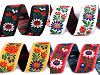 Ruban de costume folklorique en polyester, largeur 35 mm