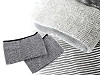 Elastické bezšvíkové bavlnené úplety na rukávy 5,5x20 cm