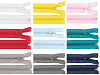 Fermeture Éclair en nylon pour vestes, No 5, extrémité ouverte, 40 cm, POL