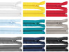 Cremallera de nailon POL, n.º 5, extremo abierto, 40 cm, para chaqueta
