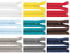 Fermeture Éclair en nylon pour vestes, No 5, extrémité ouverte, 40 cm, POL