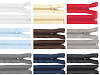 Cremallera de nailon POL, n.º 5, extremo abierto, 40 cm, para chaqueta