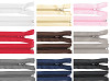 Špirálový zips No 5 dĺžka 40 cm bundový POL