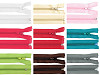 Fermeture Éclair en nylon pour vestes, No 5, extrémité ouverte, 45 cm, POL