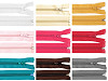 Fermeture Éclair en nylon pour vestes, No 5, extrémité ouverte, 55 cm, POL