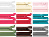 Cremallera de nailon POL, n.º 5, extremo abierto, 55 cm, para chaqueta