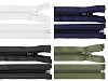 Cremallera de nailon POL, n.º 5, extremo abierto, 55 cm, para chaqueta