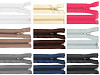 Fermeture Éclair en nylon pour vestes, No 5, extrémité ouverte, 60 cm, POL