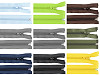 Cremallera de nailon POL, n.º 5, extremo abierto, 65 cm, para chaqueta