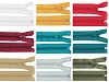Fermeture Éclair en nylon pour vestes, No 5, extrémité ouverte, 70 cm, POL