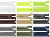 Cremallera de nailon POL, n.º 5, extremo abierto, 75 cm, para chaqueta