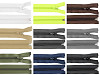 Fermeture Éclair en nylon pour vestes, No 5, extrémité ouverte, 75 cm, POL