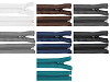 Cerniera in nylon, n. 5, estremità aperta, lunghezza: 75 cm, giacca, POL