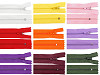 Fermeture Éclair en nylon No 3, longueur 18 cm, avec butée