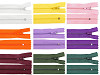 Cremallera de nailon, n.º 3, largo 18 cm, pinlock