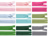 Fermeture Éclair invisible No 3, longueur 18 cm