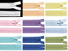 Spirálový zip skrytý No 3 délka 60 cm