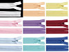 Chiusura lampo, invisibile, numero 3, lunghezza: 60 cm