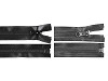 Vízálló cipzár szélessége 7 mm hossza 50 cm spirálos