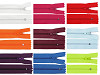 Cerniera in nylon, n. 3, lunghezza 20 cm, con pinlock