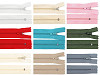 Cremallera de nailon, n.º 3, largo 30 cm, pinlock