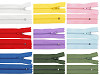 Cremallera de nailon, n.º 3, largo 35 cm, pinlock
