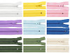 Cremallera de nailon, n.º 3, largo 35 cm, pinlock