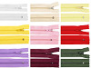 Cerniera in nylon, n. 3, lunghezza: 25 cm, con pinlock