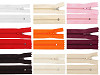 Cremallera de nailon, n.º 3, largo 25 cm, pinlock