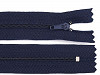Nylon Zipper width 3 mm length 45 cm pinlock