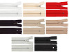 Cerniera in nylon, n. 3, lunghezza: 45 cm, con pinlock