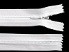 Spirálový zip skrytý šíře 3 mm délka 25 cm
