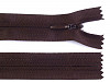 Invisible Nylon Zipper width 3 mm length 25 cm