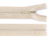 Invisible Nylon Zipper width 3 mm length 45 cm